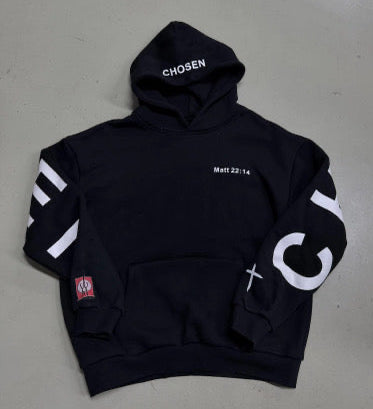 CHOSEN Hoodie B/W